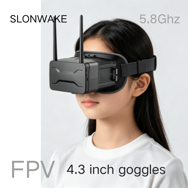 5.8G FPV Goggles 4.3 Inch 480* - Fpv Drone Goggles ulasan dan harga
